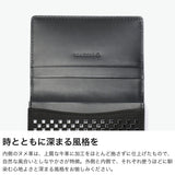 印傳屋 名刺入れ レディース メンズ ブランド カード 大容量 INDEN-YA レザー 革 本革 鹿革 カードケース かぶせ 日本製 大人 ビジネス おしゃれ 和風 和柄 漆 印伝 上原勇七 甲州印伝 INISHIE 名刺入C 9906
