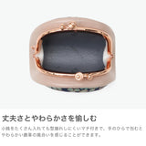 印傳屋 小銭入れ レディース ブランド がま口 コインケース 財布 小さい 小さめ 可愛い 革 小銭 印伝 がまぐち 女性 本革 漆 花柄 四つ葉 上品 コンパクト 日本製 上原勇七 甲州印伝 白詰草 72H小銭入 7301