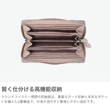 印傳屋 長財布 レディース INDEN-YA ブランド 大容量 ラウンドファスナー 本革 鹿革 かわいい おしゃれ 漆 シロツメクサ クローバー 花柄 上品 大人 印伝 上原勇七 甲州印伝 日本製 白詰草 CI-25束入 7305