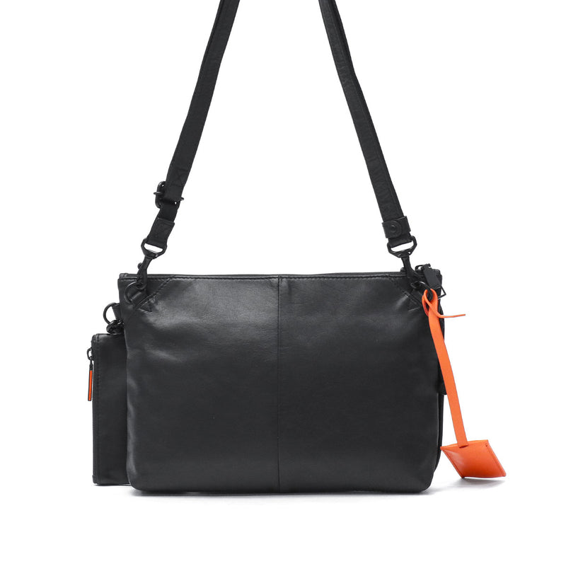 IS/IT ショルダーバッグ メンズ 斜めがけバッグ 小さめ イズイット かっこいい ブランド 斜めがけ 革 軽量 B5 ショルダー バッグ レザー 本革 牛革 2WAY クラッチ ポーチ付き ミニ DISH ディッシュ 945101