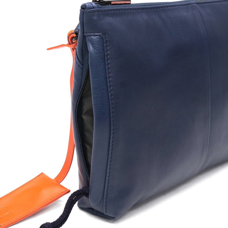 IS/IT ショルダーバッグ メンズ 斜めがけバッグ 小さめ イズイット かっこいい ブランド 斜めがけ 革 軽量 B5 ショルダー バッグ レザー 本革 牛革 2WAY クラッチ ポーチ付き ミニ DISH ディッシュ 945101