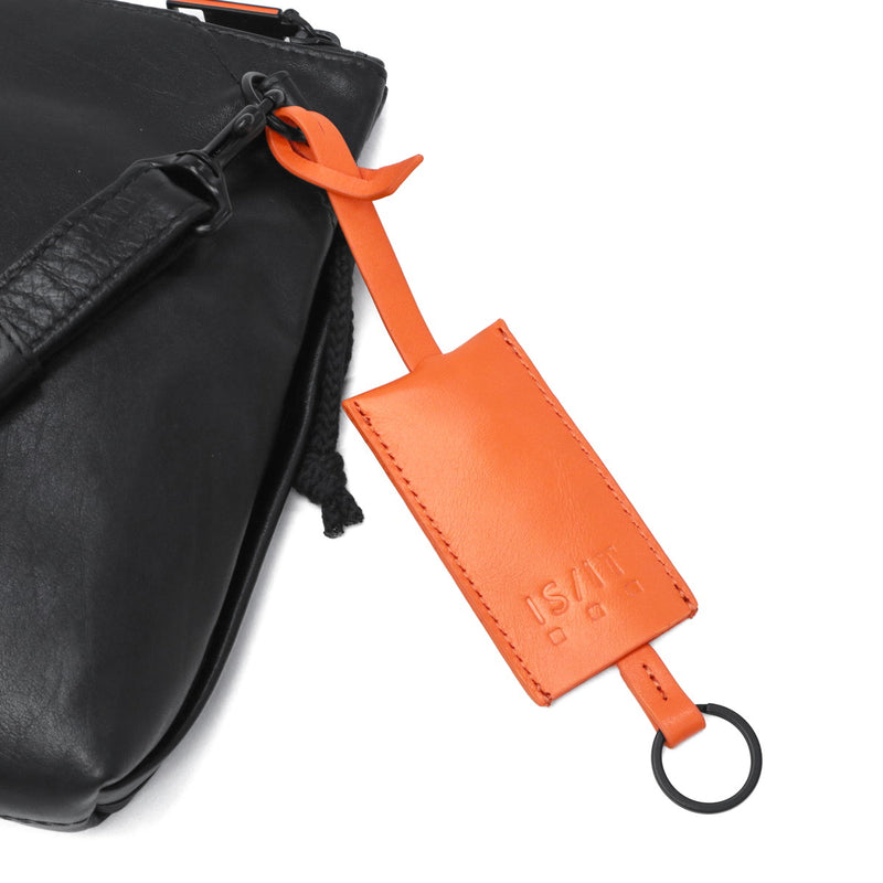 IS/IT ショルダーバッグ メンズ 斜めがけバッグ 小さめ イズイット かっこいい ブランド 斜めがけ 革 軽量 B5 ショルダー バッグ レザー 本革 牛革 2WAY クラッチ ポーチ付き ミニ DISH ディッシュ 945101