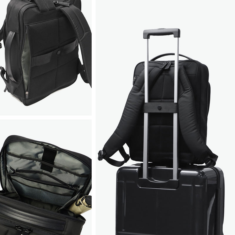 IS/IT リュック ビジネスリュック メンズ レディース 大容量 イズイット 撥水 A4 PC 13.3インチ 仕事 出張 通勤 ビジネス 就活 自立 マイナビ コラボ ビジネスバッグ Mynavi-Solid マイナビソリッド 975731