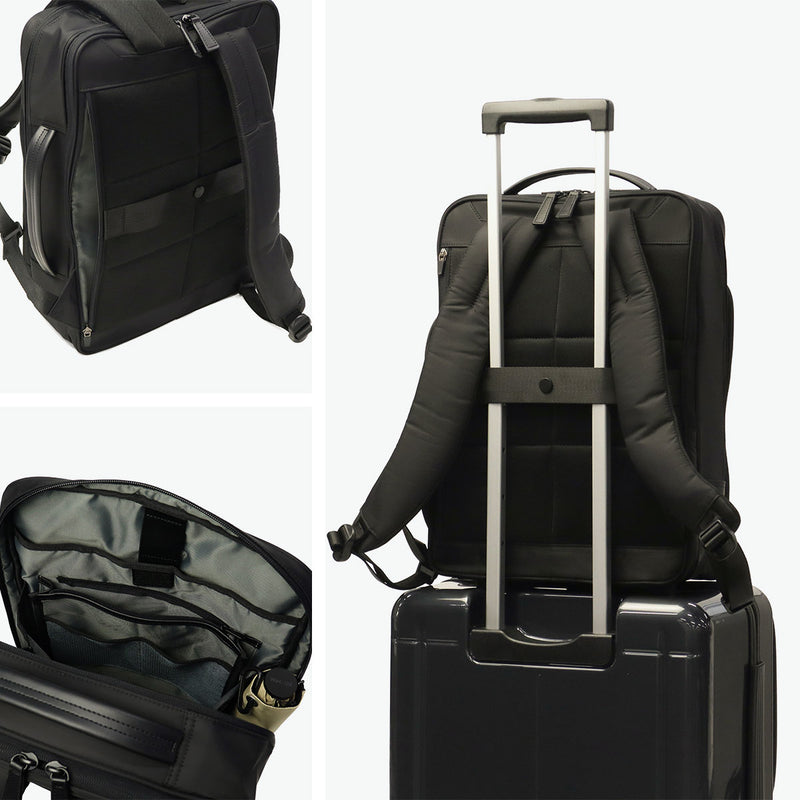 IS/IT リュック ビジネスリュック メンズ レディース 大容量 イズイット 撥水 A4 B4 PC 15.6インチ 仕事 出張 通勤 ビジネス 就活 自立 マイナビ コラボ ビジネスバッグ Mynavi-Solid マイナビソリッド 975732