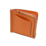 IS/IT マネークリップ 財布 イズイット 小銭入れ付き 革 カード ブランド メンズ 小銭 本革 牛革 レザー 札ばさみ L字ファスナー 薄い コンパクト お札 ダッチ 小銭入れ付きマネークリップ カード段5 977601