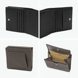 IS/IT 二つ折り財布 メンズ レディース 札 小銭 ブランド イズイット 財布 小銭入れあり 本革 小さい 大人 二つ折り 小さめ コンパクト 革 レザー 牛革 おしゃれ カード 小銭入れ ダッチ カード段10 977603