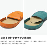 IS/IT コインケース レザー 牛革 メンズ イズイット ブランド コンパクト 小さめ おしゃれ 軽量 軽い 小銭 シンプル 大人 上品 ミニ 高級感 トスカーナ 馬蹄型 小銭入れ 924601