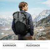 カリマー リュック メンズ レディース 大容量 KARRIMOR クリーブ cleave 30 バックパック 軽量 軽い 大きめ カジュアル アウトドア 登山 ハイキング トレッキング 旅行 丈夫 耐久性 多機能 登山リュック 30L A4 501208