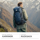 カリマー リュック メンズ レディース 大容量 KARRIMOR バックパック おしゃれ カジュアル アウトドア 登山 登山リュック ハイキング トレッキング ウエストベルト かぶせ ナイロン 旅行  30L A4 ridge 30+ 501206
