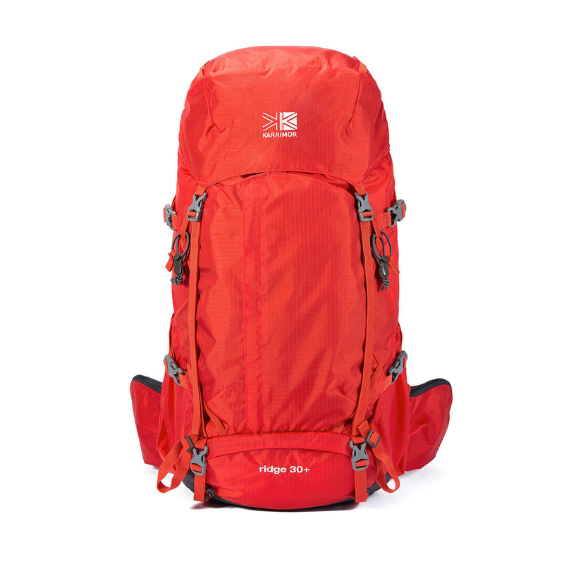 カリマー リュック メンズ レディース 大容量 KARRIMOR バックパック おしゃれ カジュアル アウトドア 登山 登山リュック ハイキング トレッキング ウエストベルト かぶせ ナイロン 旅行  30L A4 ridge 30+ 501206