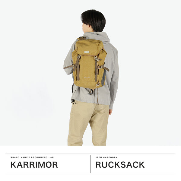 カリマー リュック メンズ レディース KARRIMOR 軽量 ブランド おしゃれ カジュアル アウトドア バックパック ザック 雨蓋 かぶせ 小型 登山 トレッキング ハイキング トップローダー 20L A4 tatra 20 501212