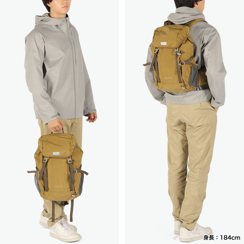 カリマー リュック メンズ レディース KARRIMOR 軽量 ブランド おしゃれ カジュアル アウトドア バックパック ザック 雨蓋 かぶせ 小型 登山 トレッキング ハイキング トップローダー 20L A4 tatra 20 501212