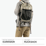 カリマー リュック メンズ レディース バックパック KARRIMOR ブランド アウトドア リュックサック おしゃれ 小型 デイパック 軽量 軽い カジュアル 25L A4 ナイロン シンプル 通勤 通学 旅行 ramble 25 501251