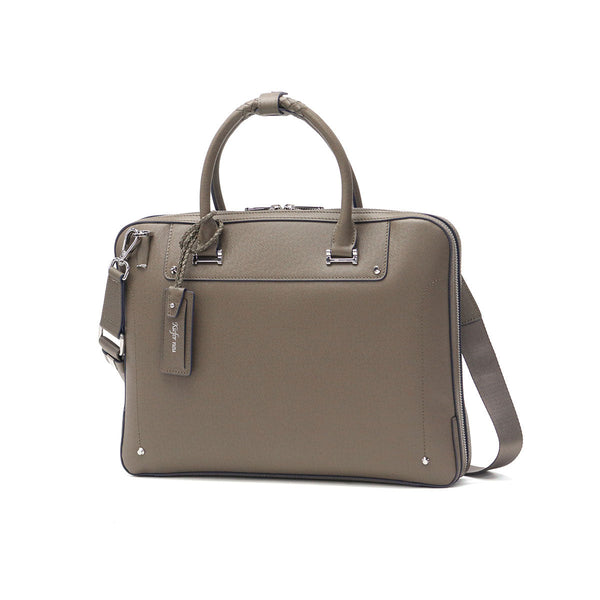 Kiefer Noi公文包男士真正的皮革薄gusset a4 kiefer neu Bag商業袋大容量通勤袋品牌Zipper 2way肩2way肩上通勤商務皮革簡單Sottile公文包（S）KFN8000S