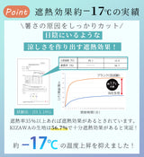 キザワ 折りたたみ傘 傘 レディース 軽量 晴雨兼用 折りたたみ 完全遮光 KIZAWA 遮光 花びら 遮光率100％ UVカット率100％ UPF50＋ U.Light airia ameri ひっくり返りにくい 超軽量 日傘 05603-041