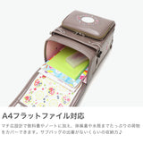 【正規品6年保証】 キッズアミ ランドセル 女の子 2026年 KIDS AMI クラリーノ フラットキューブ型 ウイング背カン A4フラットファイル 軽量 日本製 大容量 ワンタッチロック エレファントキューブスター 92010