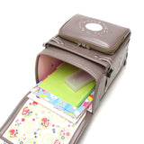 【正規品6年保証】 キッズアミ ランドセル 女の子 2026年 KIDS AMI クラリーノ フラットキューブ型 ウイング背カン A4フラットファイル 軽量 日本製 大容量 ワンタッチロック エレファントキューブスター 92010