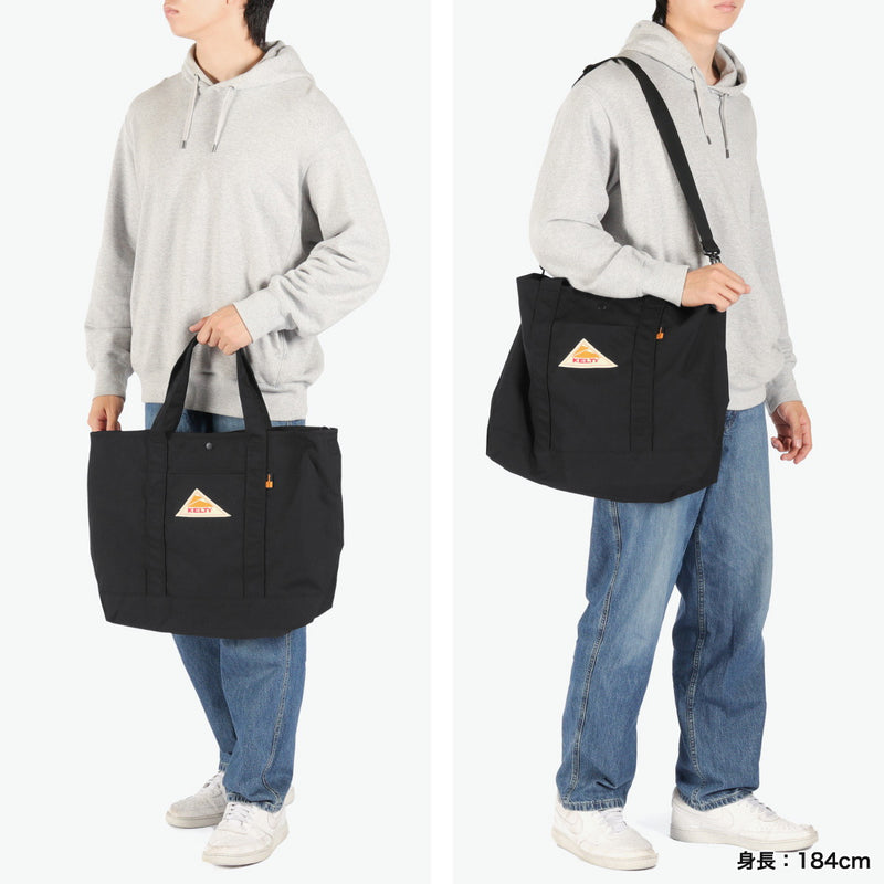 【日本正規品】 ケルティ トートバッグ 大きめ メンズ レディース KELTY 軽い 軽量 かわいい 大容量 コーデュラナイロン 撥水 ブランド カジュアル ショルダートート 斜め掛け 2WAY 28L B4 NYLON TOTE 2 M 32592343