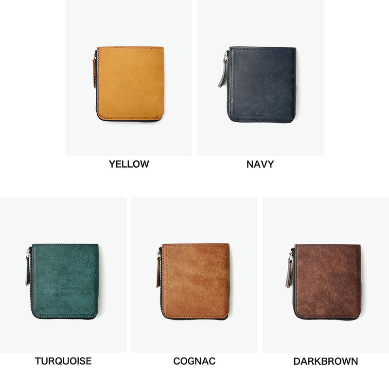 [Genuine 1 -year warranty] Kubera 9981 Wallet Men's Ladies Brand KUBERA 9981 Compact Zholse Leather Cowhide Small Simple Fashionable adult Japanese Mini.1 Pueblo L Fastener Mini Wallet 51601