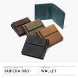 【正規品1年保証】 クベラ 9981 二つ折り財布 メンズ レディース ブランド KUBERA 9981 本革 牛革 レザー プエブロ 大人 小銭入れあり 財布 二つ折 ミニ財布 小さい コンパクト 日本製 PUEBLO TEXT MINI.3 51673