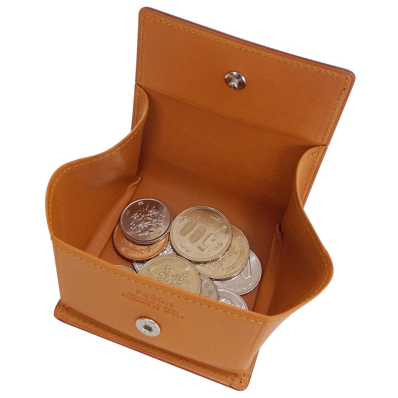 Feson Feson Coin Coin Purse Bridle Cut Box Coin Coin Purse Men's Leather Leather Coin Coin CASE KZ02-002 [免費送貨]