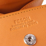 Feson Feson Coin Purse Bridle Cuts Box Coin Purse 남자 가죽 가죽 코인 케이스 KZ02-002 [무료 배송]