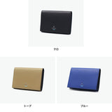 ランバン オン ブルー 名刺入れ メンズ 本革 レザー LANVIN en Bleu ブランド 薄型 革 牛革 カードケース ビジネス オフィス おしゃれ きれいめ ササマチ スリム ワグラムII 504611