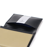 ランバン オン ブルー 名刺入れ メンズ 本革 レザー LANVIN en Bleu ブランド 薄型 革 牛革 カードケース ビジネス オフィス おしゃれ きれいめ ササマチ スリム ワグラムII 504611
