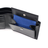 ランバン オン ブルー 財布 メンズ 二つ折 LANVIN en Bleu コンパクト ブランド 薄い 革 本革 牛革 レザー 軽量 軽い ミニ 小さめ 小さい 型押し ロゴ 小銭入れあり 二つ折り ワグラムII 504613