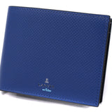 ランバン オン ブルー 財布 メンズ 二つ折 LANVIN en Bleu コンパクト ブランド 薄い 革 本革 牛革 レザー 軽量 軽い ミニ 小さめ 小さい 型押し ロゴ 小銭入れあり 二つ折り ワグラムII 504613