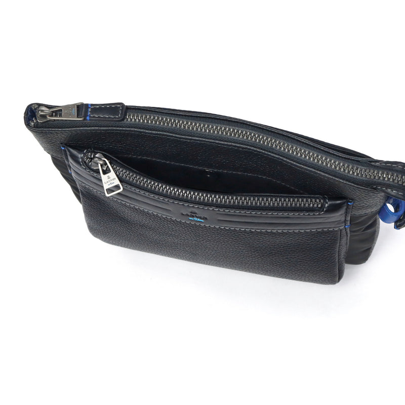 ランバン オン ブルー クラッチバッグ メンズ 小さめ 本革 ブランド LANVIN en Bleu バッグ ショルダーバッグ 斜めがけ セカンドバッグ クラッチ 手持ち 上品 A5 2WAY レイト クラッチショルダー 511101
