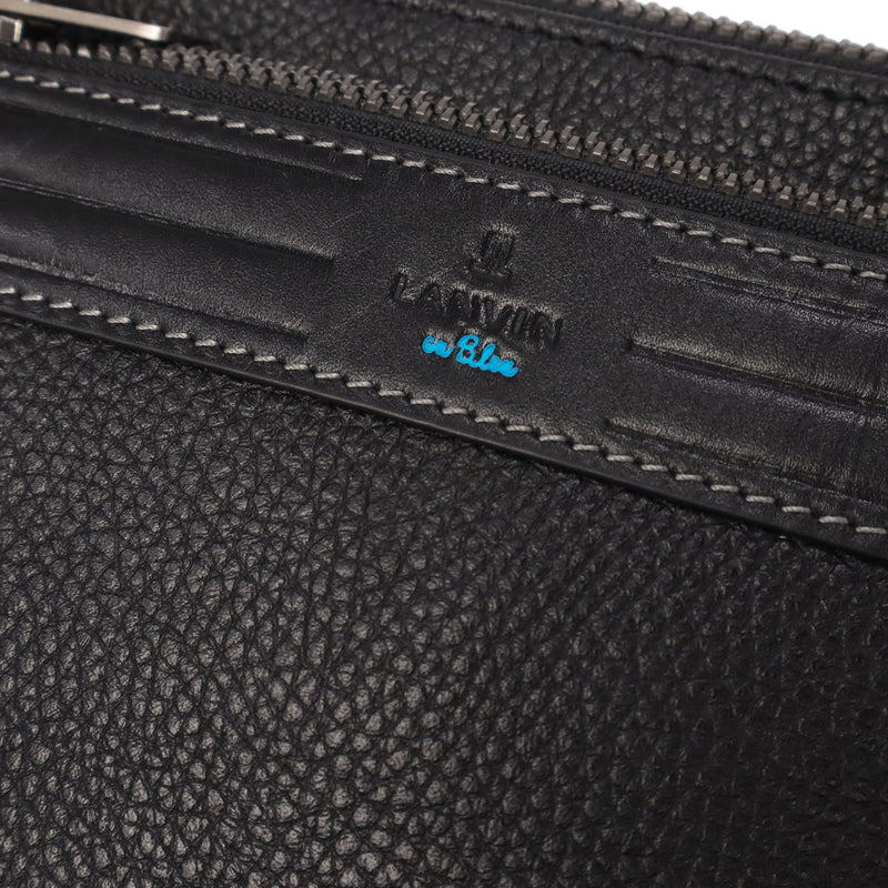 ランバン オン ブルー クラッチバッグ メンズ 小さめ 本革 ブランド LANVIN en Bleu バッグ ショルダーバッグ 斜めがけ セカンドバッグ クラッチ 手持ち 上品 A5 2WAY レイト クラッチショルダー 511101