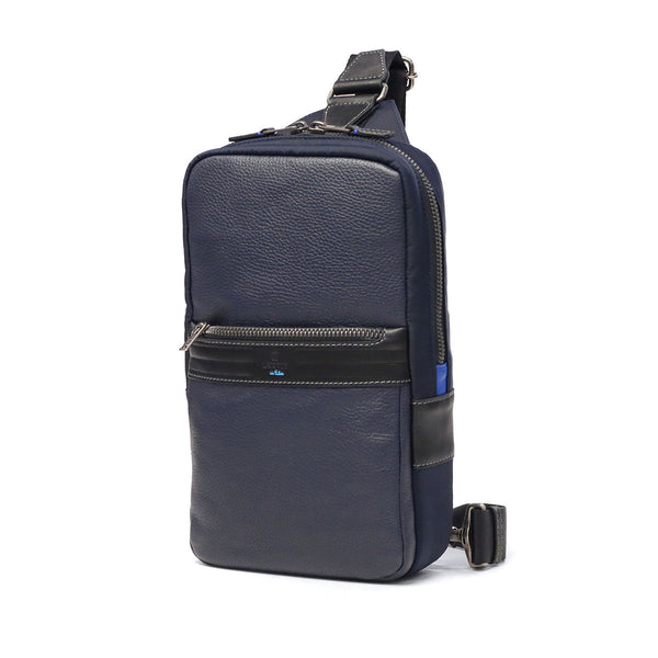 ランバン オン ブルー ボディバッグ メンズ LANVIN en Bleu バッグ ブランド 本革 レザー おしゃれ 斜めがけ ショルダーバッグ 縦型 大人 上品 カジュアル シンプル A5 レイト ワンショルダー 511901