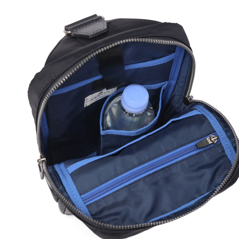 ランバン オン ブルー ボディバッグ メンズ LANVIN en Bleu バッグ ブランド 本革 レザー おしゃれ 斜めがけ ショルダーバッグ 縦型 大人 上品 カジュアル シンプル A5 レイト ワンショルダー 511901