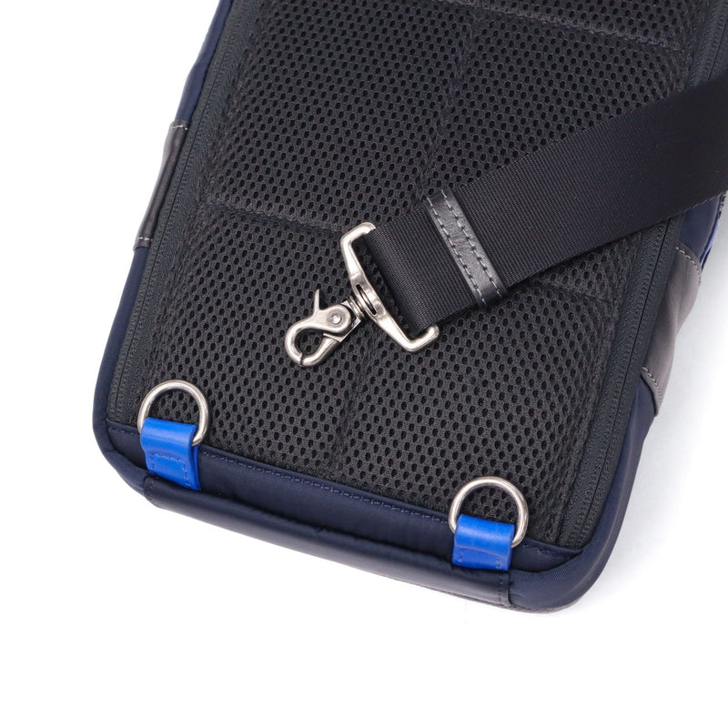 ランバン オン ブルー ボディバッグ メンズ LANVIN en Bleu バッグ ブランド 本革 レザー おしゃれ 斜めがけ ショルダーバッグ 縦型 大人 上品 カジュアル シンプル A5 レイト ワンショルダー 511901
