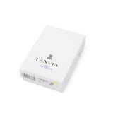 Lanvin on Blue Key Case for Men Leather Brand Lanvin en Bleu 가죽 가죽 진짜 가죽 카우 히드 키 가벼운 세련된 가죽 액세서리 케이스 핵심 사례 소형 슬림 한 얇은 성인 남자 30 대 및 40s 선물 아쿠아 513621