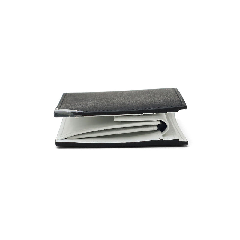 Lanvin on Blue Bifold Wallet for Men Brand LANVIN en Bleu Wallet Genuine Leather Easy to Use Compact Bifold Adult Leather Folding Wallet Leather Slim Thin Thin Coin Purse Lightweight Lightweight Gift Aqua 513622