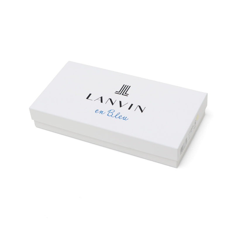 ランバン オン ブルー 長財布 メンズ LANVIN en Bleu 財布 薄い ブランド 本革 レザー 革 スリム 薄型 シンプル 軽量 カード入れ 多い おしゃれ 大人 男性 30代 40代 プレゼント かっこいい アクア 513624