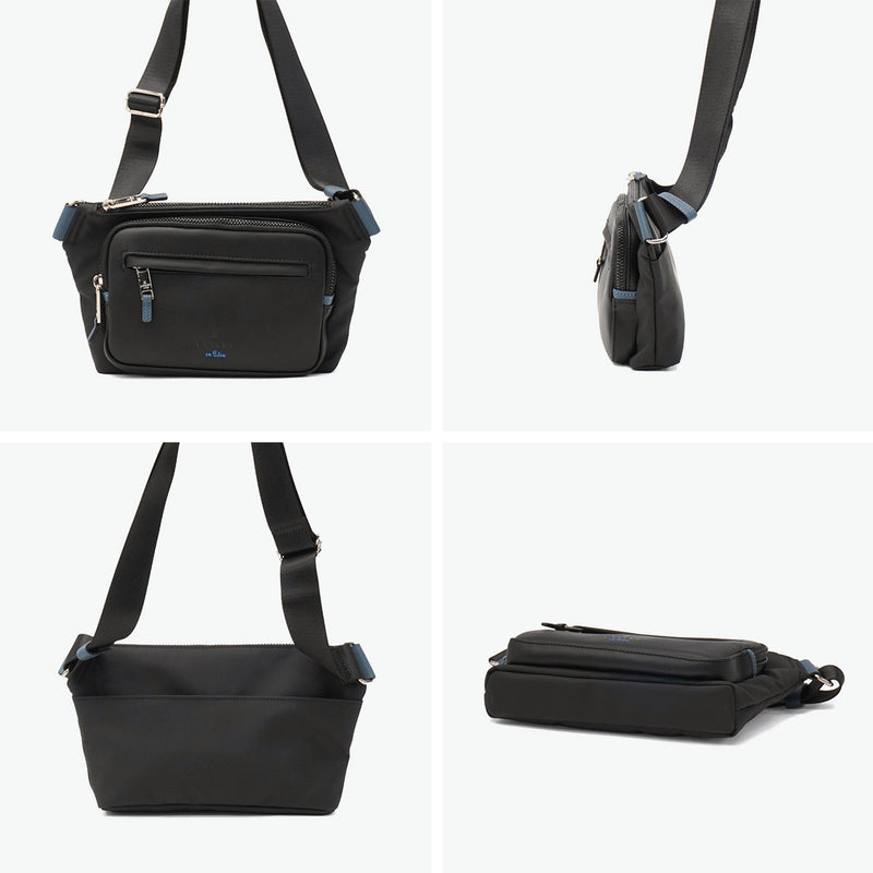 ランバン オン ブルー ショルダーバッグ メンズ レディース 斜めがけバッグ LANVIN en Bleu ブランド 小さめ 斜めがけ 大人 軽量 軽い ショルダー バッグ 合皮 撥水 耐水 ドレッセ ミニショルダーバッグ 515111