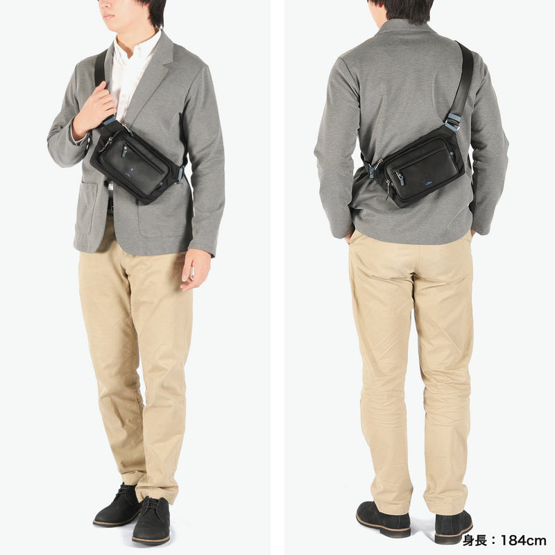 ランバン オン ブルー ショルダーバッグ メンズ レディース 斜めがけバッグ LANVIN en Bleu ブランド 小さめ 斜めがけ 大人 軽量 軽い ショルダー バッグ 合皮 撥水 耐水 ドレッセ ミニショルダーバッグ 515111