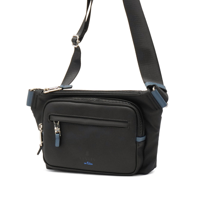 ランバン オン ブルー ショルダーバッグ メンズ レディース 斜めがけバッグ LANVIN en Bleu ブランド 小さめ 斜めがけ 大人 軽量 軽い ショルダー バッグ 合皮 撥水 耐水 ドレッセ ミニショルダーバッグ 515111