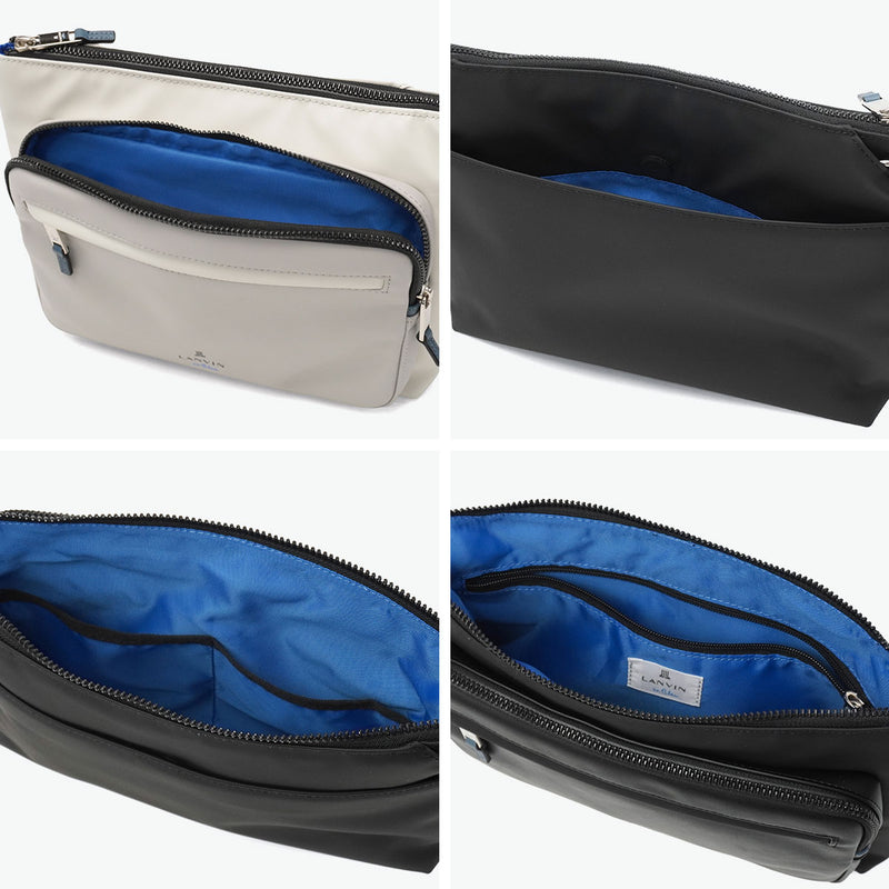 ランバン オン ブルー ショルダーバッグ メンズ レディース 斜めがけバッグ LANVIN en Bleu ブランド 小さめ 斜めがけ 大人 軽量 軽い ショルダー バッグ 合皮 撥水 耐水 ドレッセ B5 515112