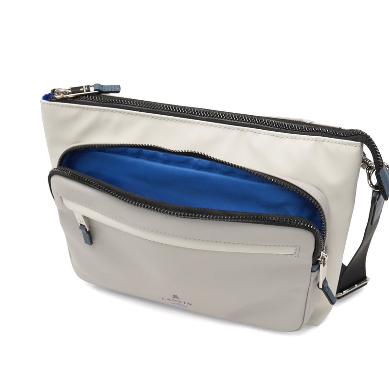 ランバン オン ブルー ショルダーバッグ メンズ レディース 斜めがけバッグ LANVIN en Bleu ブランド 小さめ 斜めがけ 大人 軽量 軽い ショルダー バッグ 合皮 撥水 耐水 ドレッセ B5 515112