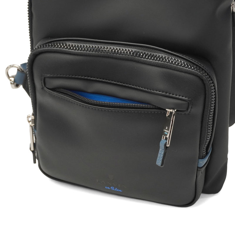 ランバン オン ブルー ボディバッグ メンズ レディース 小さめ ペットボトル LANVIN en Bleu ブランド 軽量 軽い 斜めがけ ワンショルダー バッグ 合皮 撥水 耐水 ドレッセ ワンショルダーバッグ 515911