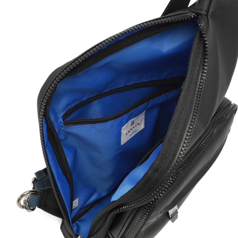 ランバン オン ブルー ボディバッグ メンズ レディース 小さめ ペットボトル LANVIN en Bleu ブランド 軽量 軽い 斜めがけ ワンショルダー バッグ 合皮 撥水 耐水 ドレッセ ワンショルダーバッグ 515911