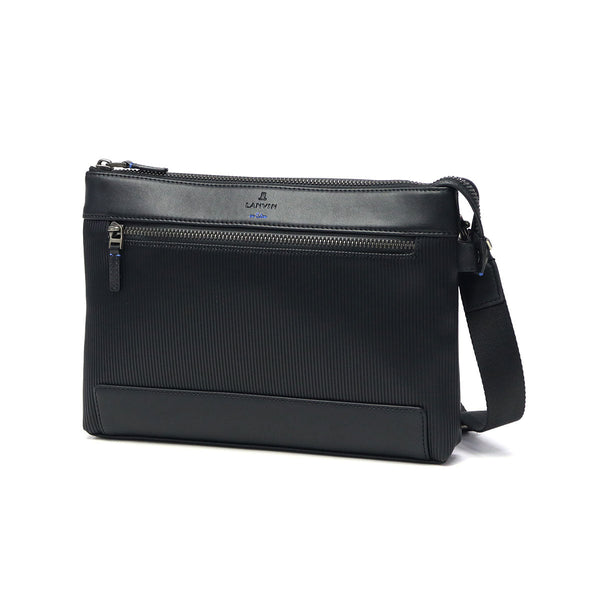 ランバン オン ブルー クラッチバッグ メンズ ブランド LANVIN en Bleu 2WAY ショルダーバッグ 斜めがけ セカンドバッグ クラッチ 手持ち ビジカジ PVC ストライプ A5 バンプ クラッチショルダー 517121