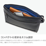 LANVIN on蓝色离合器包男士品牌LANVIN en Bleu 2way斜挎包斜挎包第二包离合器手持PVC条纹A5 颠簸离合器肩517121