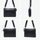 LANVIN on蓝色离合器包男士品牌LANVIN en Bleu 2way斜挎包斜挎包第二包离合器手持PVC条纹A5 颠簸离合器肩517121