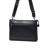 LANVIN on蓝色离合器包男士品牌LANVIN en Bleu 2way斜挎包斜挎包第二包离合器手持PVC条纹A5 颠簸离合器肩517121