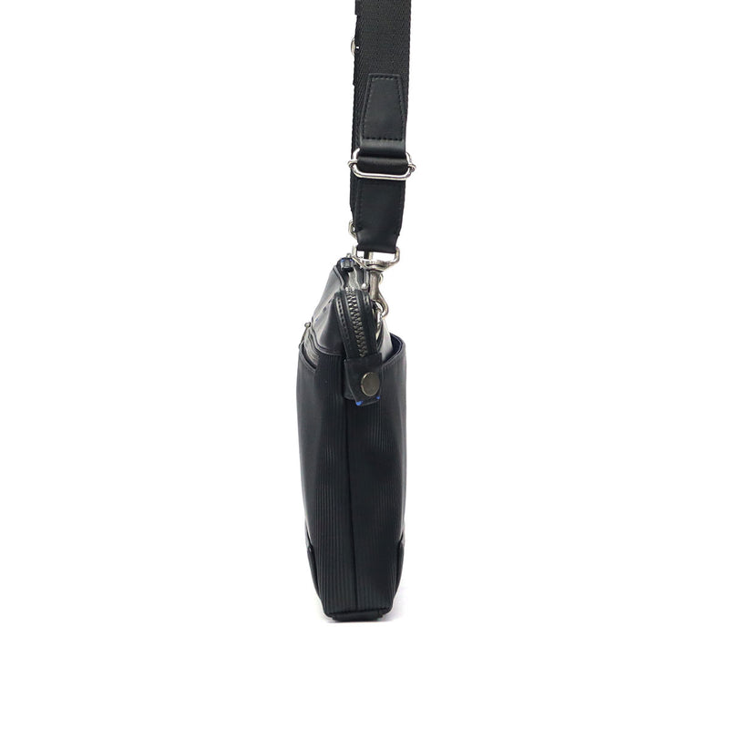 LANVIN on蓝色离合器包男士品牌LANVIN en Bleu 2way斜挎包斜挎包第二包离合器手持PVC条纹A5 颠簸离合器肩517121